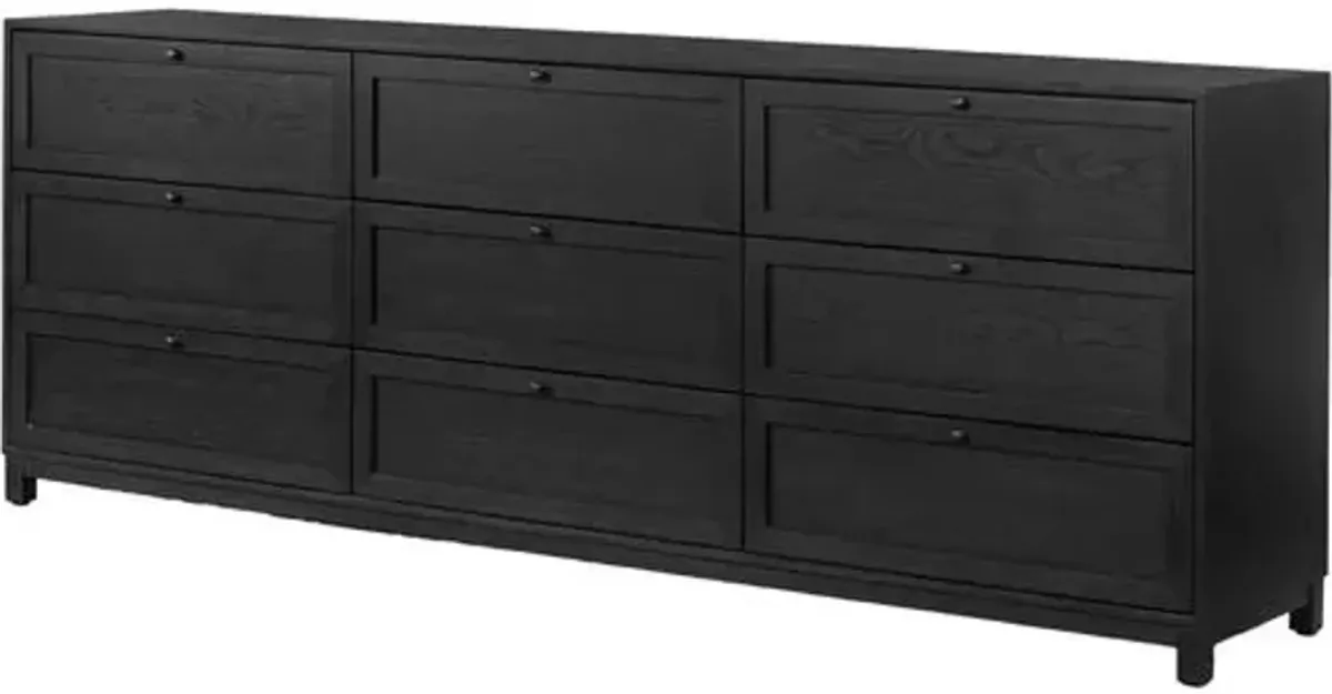 Montclair 9-Drawer Dresser - Drifted Matte Black