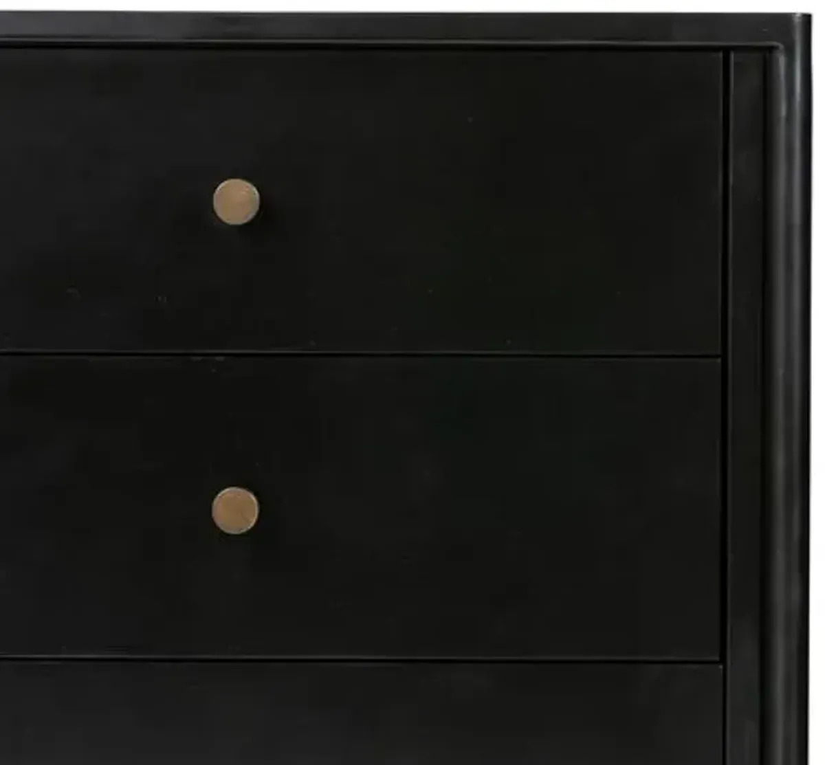 Bayon 3-Drawer Nightstand - Weathered Black