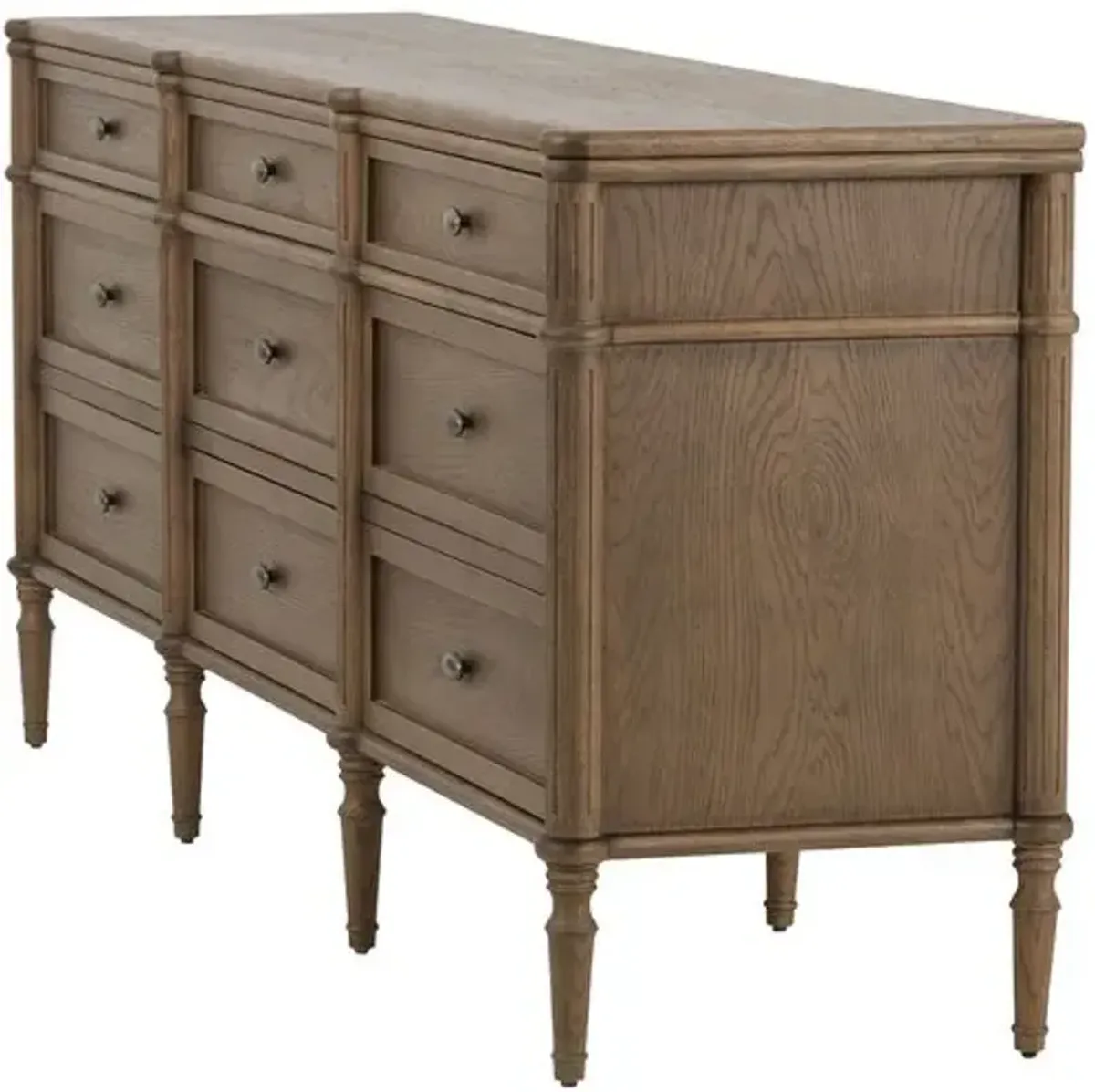 Tonia 9-Drawer Dresser - Brown