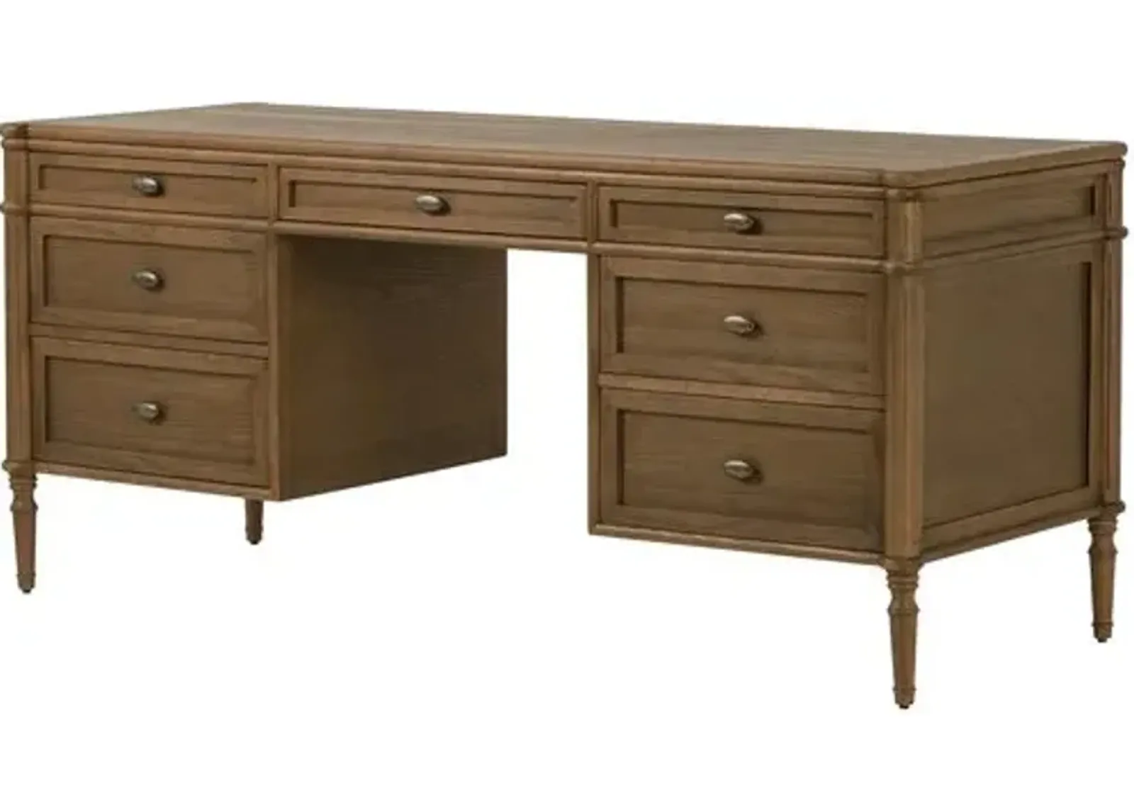 Tonia Executive Desk - Brown