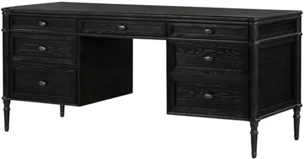 Tonia Executive Desk - Black