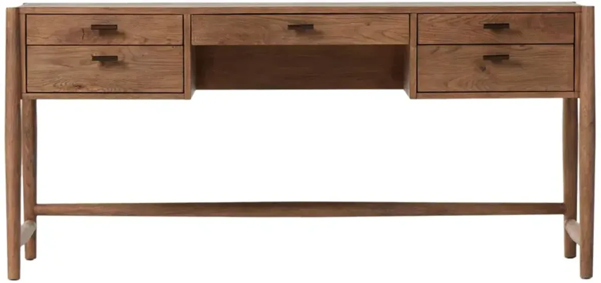 Riverton Desk, Weathered Oak