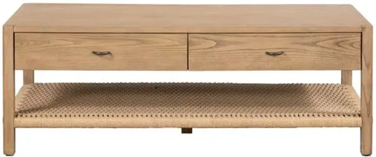 Holly Coffee Table - Dune Ash Natural - Brown