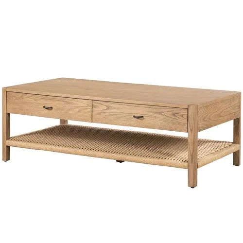 Holly Coffee Table - Dune Ash Natural - Brown