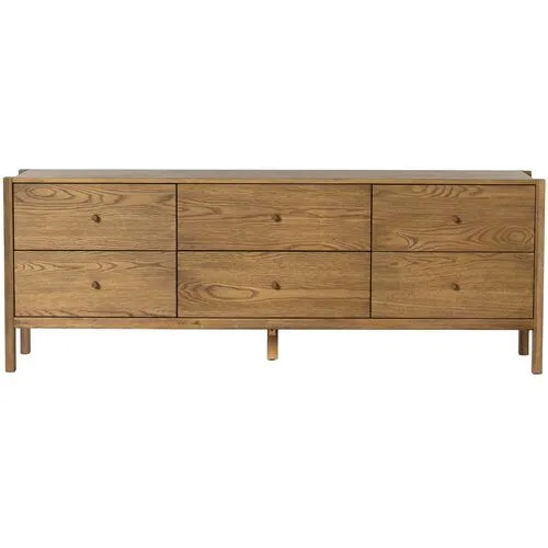 Beacon Media Console - Tawny Oak - Brown