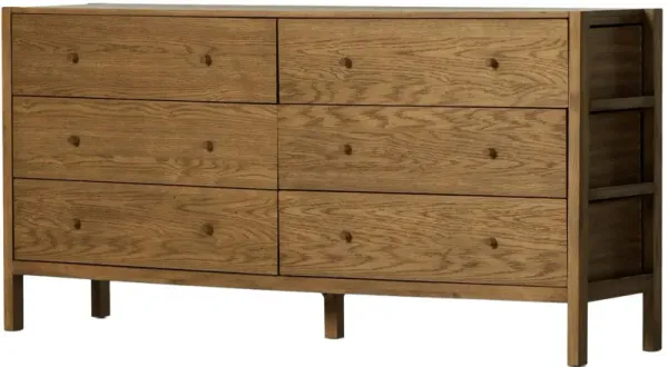 Beacon 6-Drawer Dresser, Tawny Oak