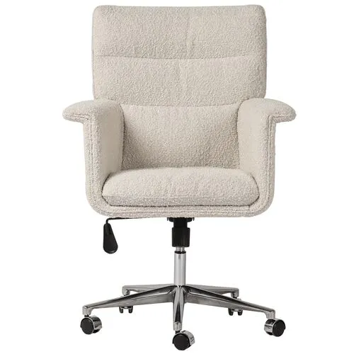 Anderson Desk Chair - Natural Boucle - Ivory