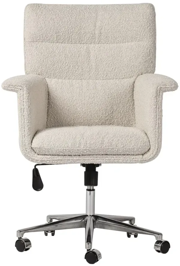 Anderson Desk Chair, Natural Boucle