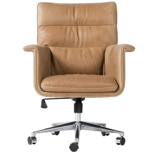 Anderson Desk Chair - Palermo Leather - Brown