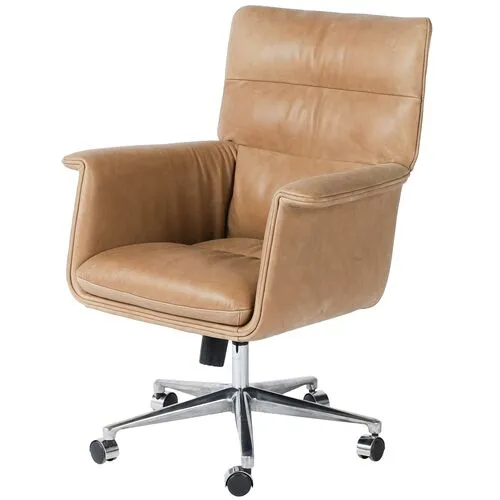 Anderson Desk Chair - Palermo Leather - Brown
