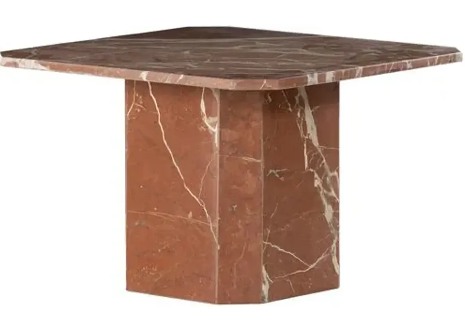 Vienna Coffee Table - Rusty Marble - Red