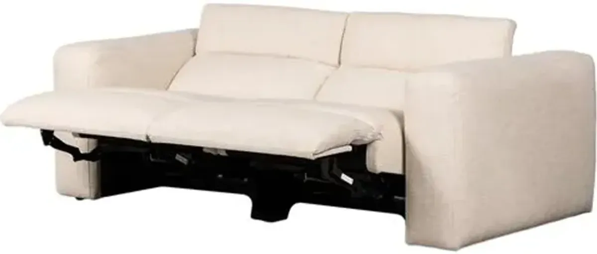 Power Recliner 91" 2pc Sectional - Natural Performance - Ivory