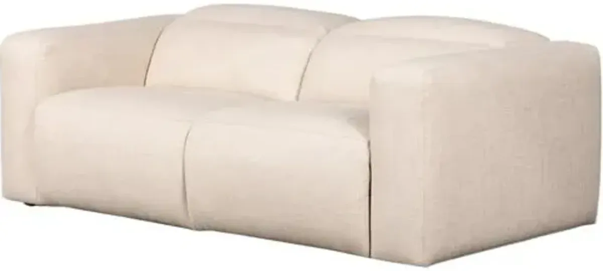 Power Recliner 91" 2pc Sectional - Natural Performance - Ivory