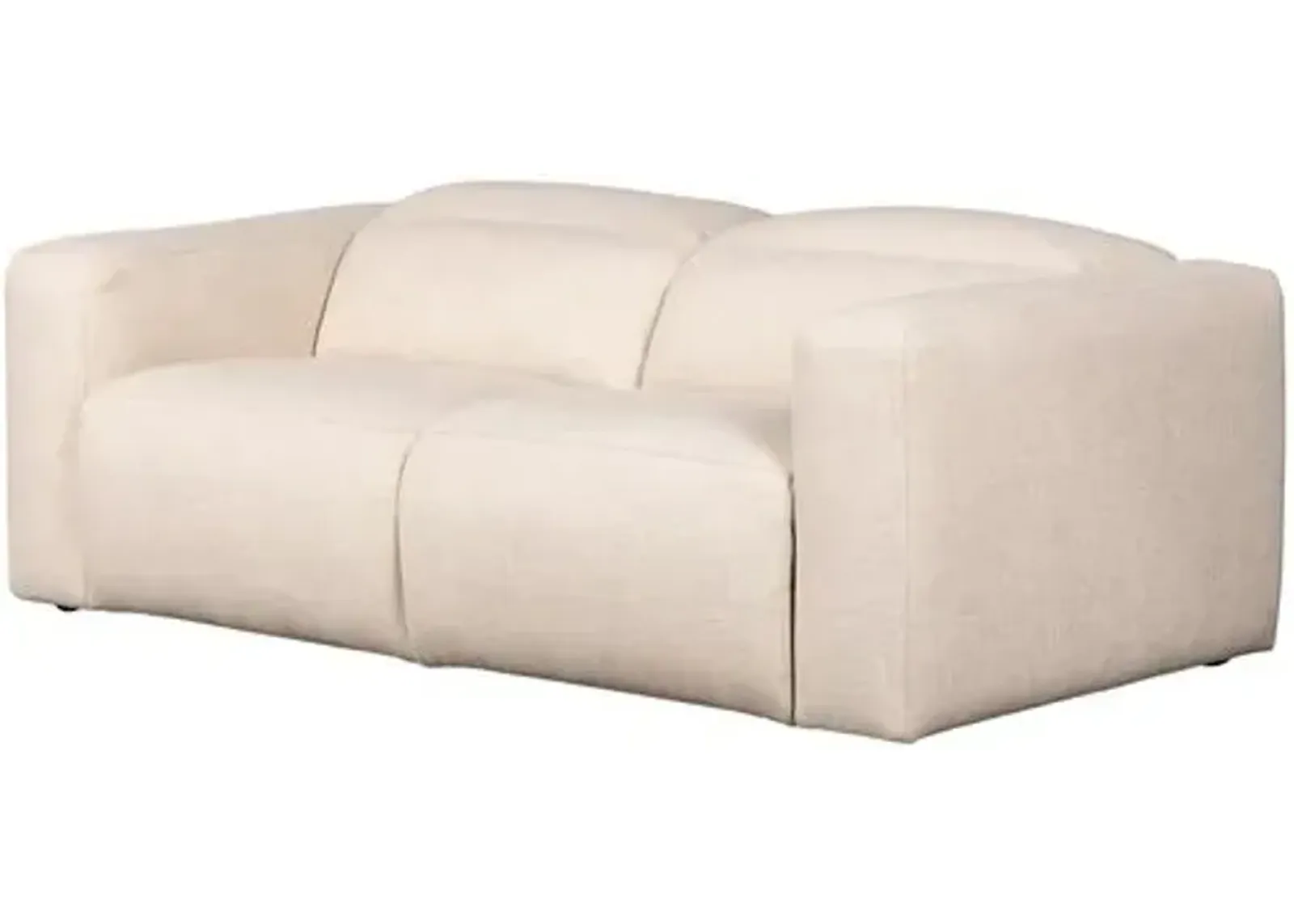 Power Recliner 91" 2pc Sectional - Natural Performance - Ivory