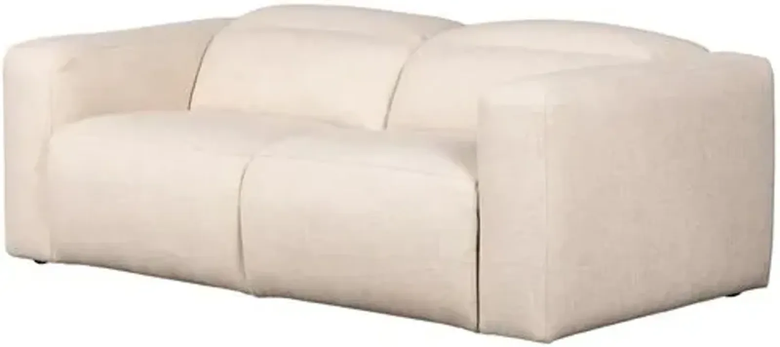 Power Recliner 91" 2pc Sectional - Natural Performance - Ivory