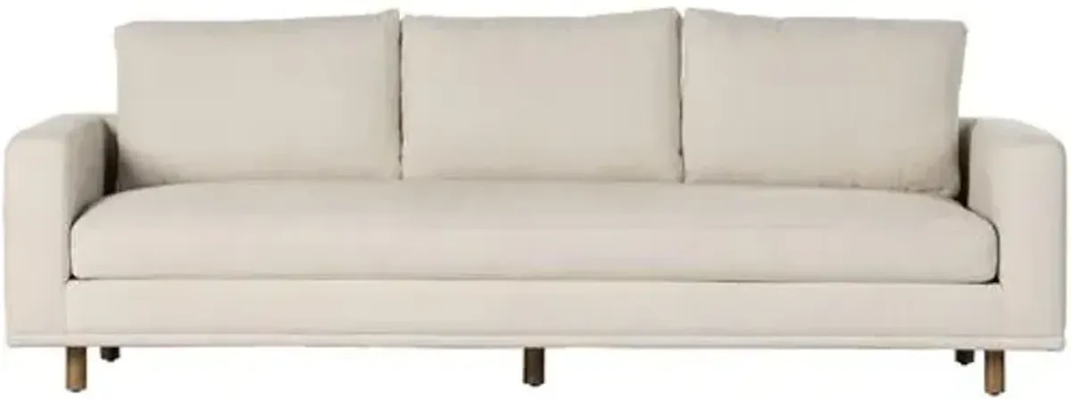 Finland 97" Sofa - Ivory Performance