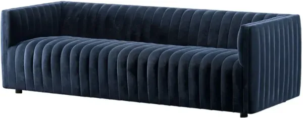 Vivian Chanelled Velvet 88" Sofa