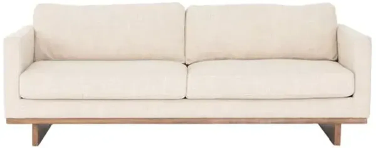 Piper 84" Sofa - Taupe Performance