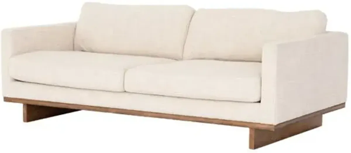 Piper 84" Sofa - Taupe Performance