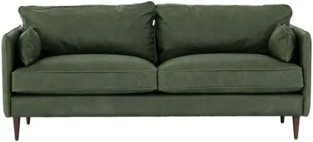 Dorit 76" Sofa - Sage Leather