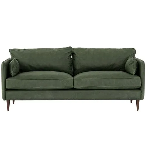 Dorit 76" Sofa - Sage Leather