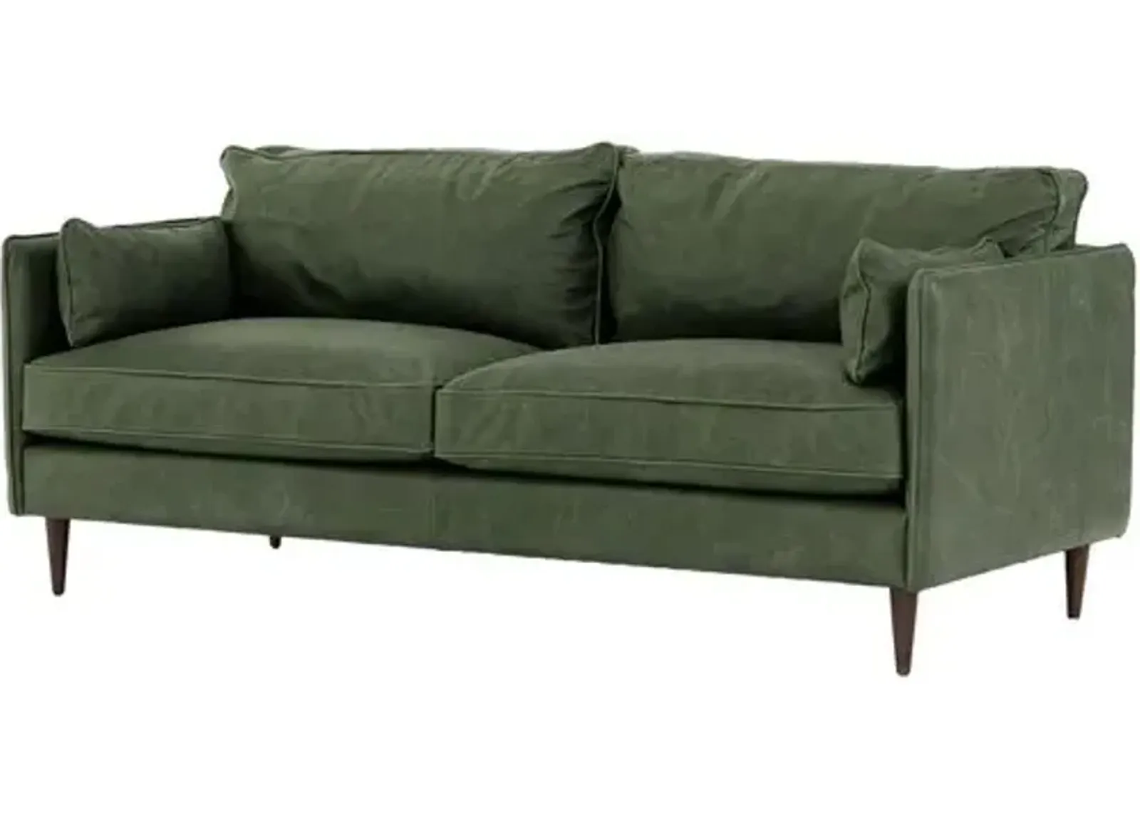 Dorit 76" Sofa - Sage Leather