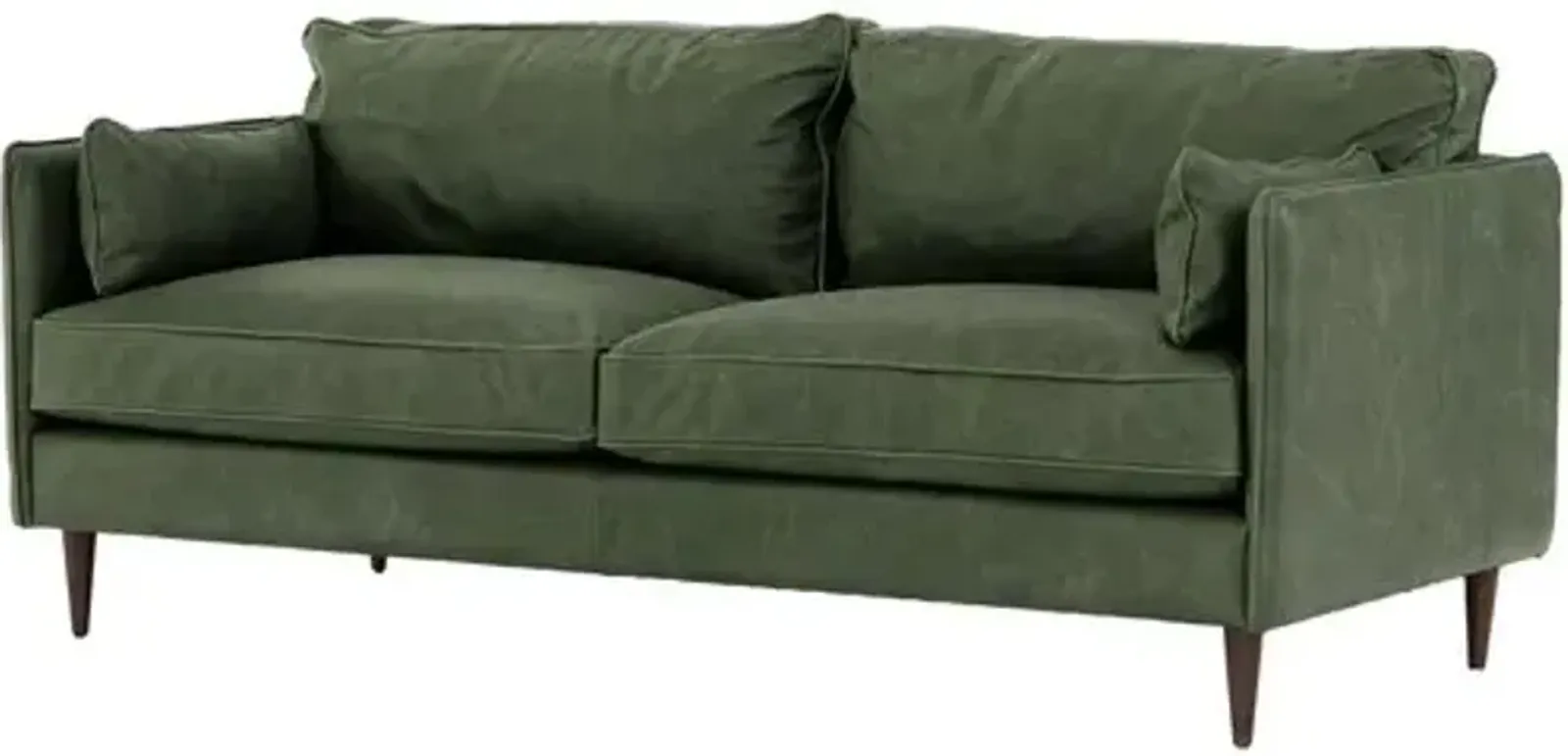 Dorit 76" Sofa - Sage Leather