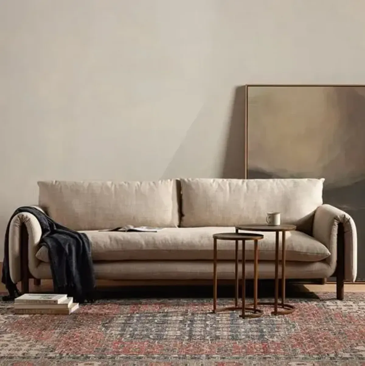 Cooper 95" Sofa - Wheat