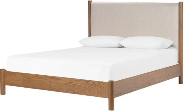 Everette Bed, Amber Oak/Natural