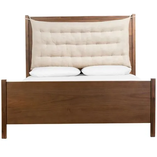 Sandra Tufted Cushion Bed - Sand/Saddle Tan - Brown