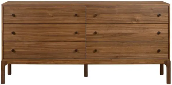 Norris 6-Drawer Dresser, Walnut