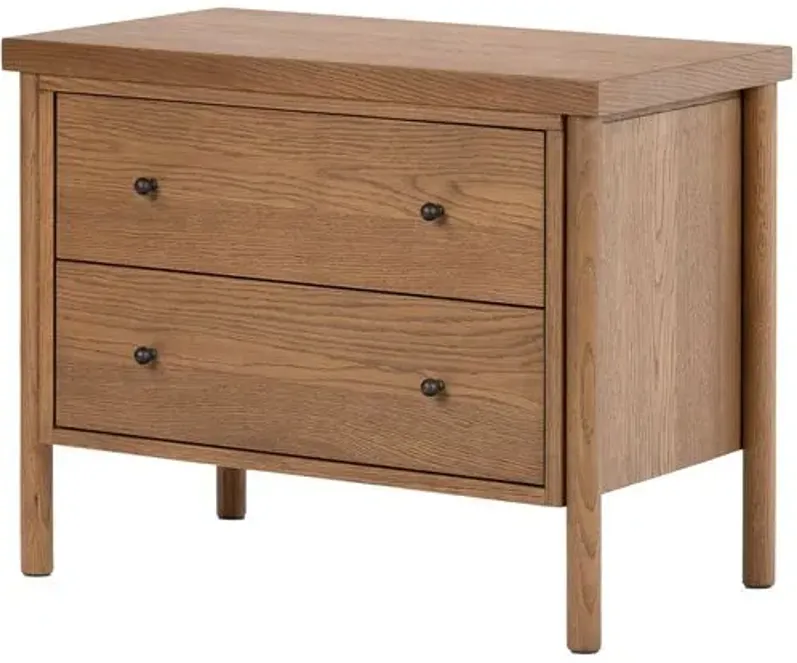 Everette Nightstand - Amber Oak