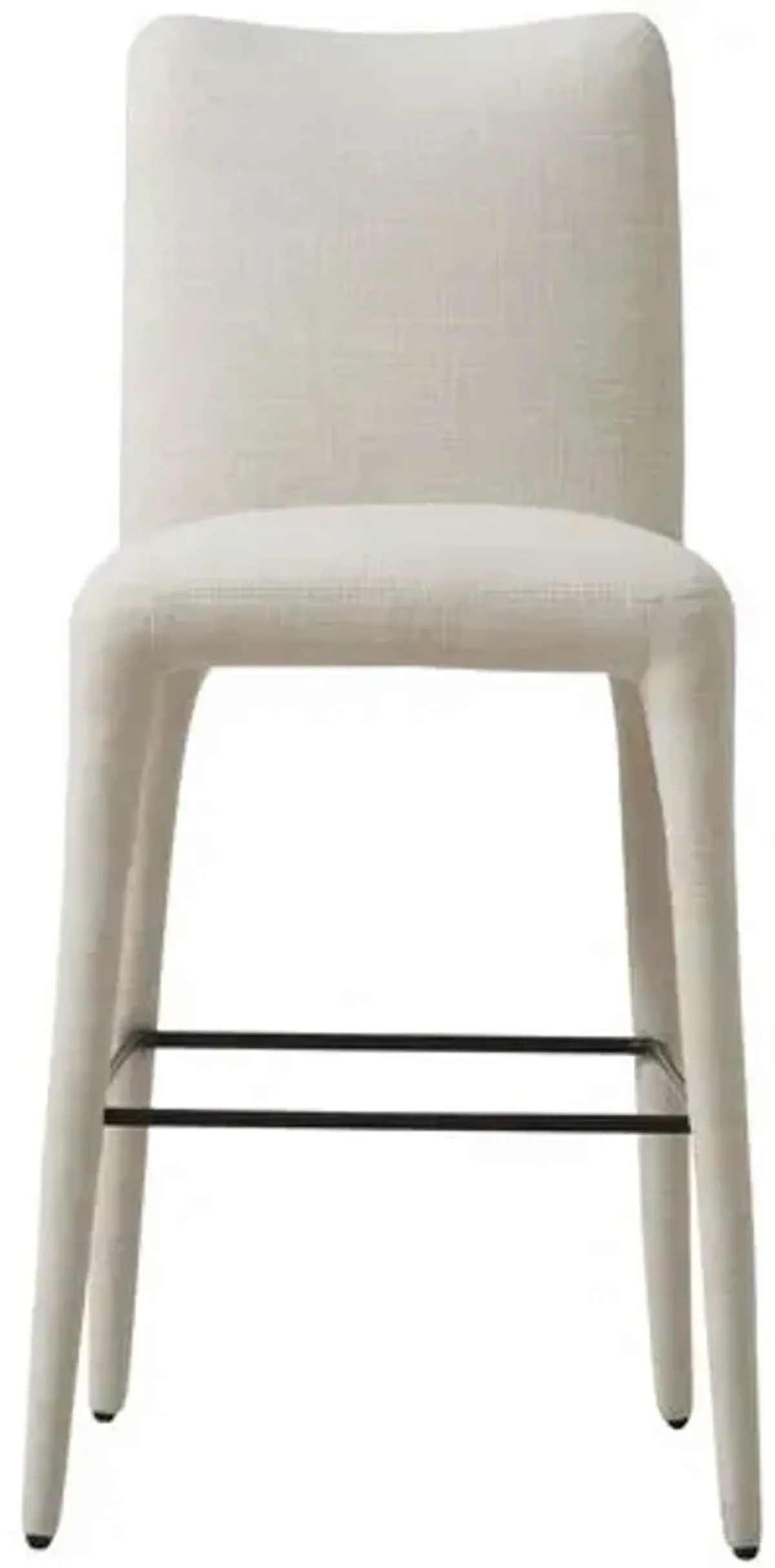 Finn Linen Barstool - Natural - Ivory