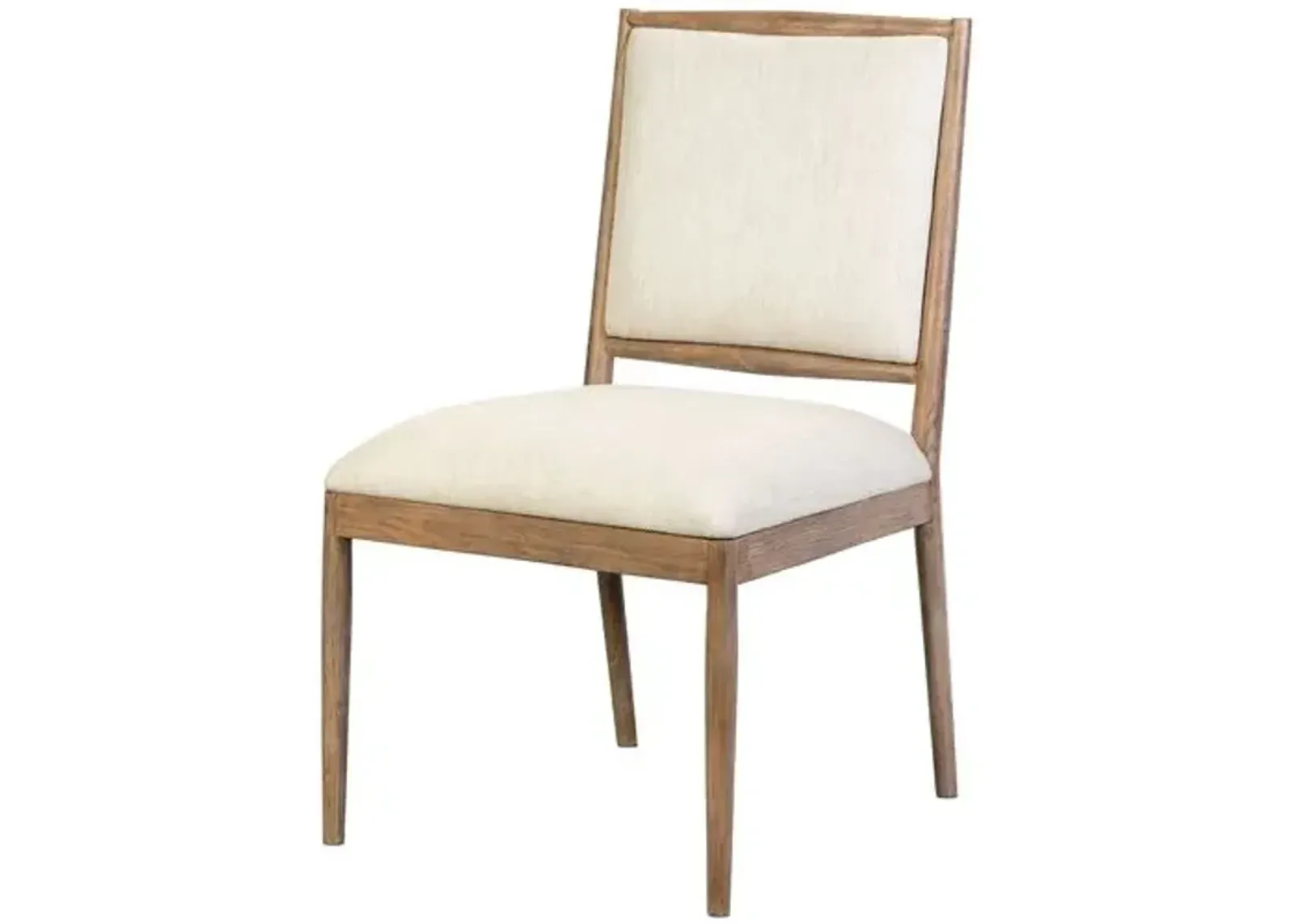 Verona Dining Chair - Weathered Oak/Natural - Ivory