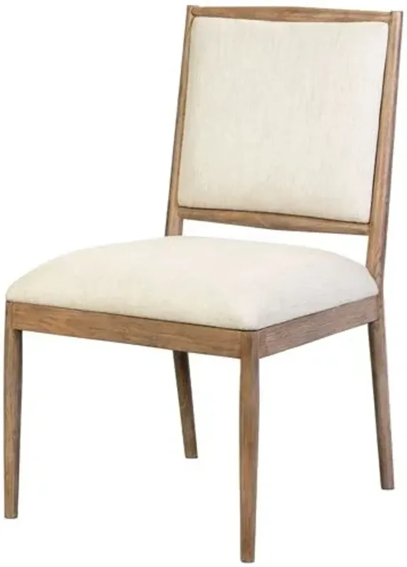 Verona Dining Chair - Weathered Oak/Natural - Ivory