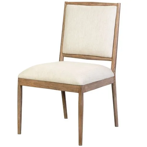 Verona Dining Chair - Weathered Oak/Natural - Ivory