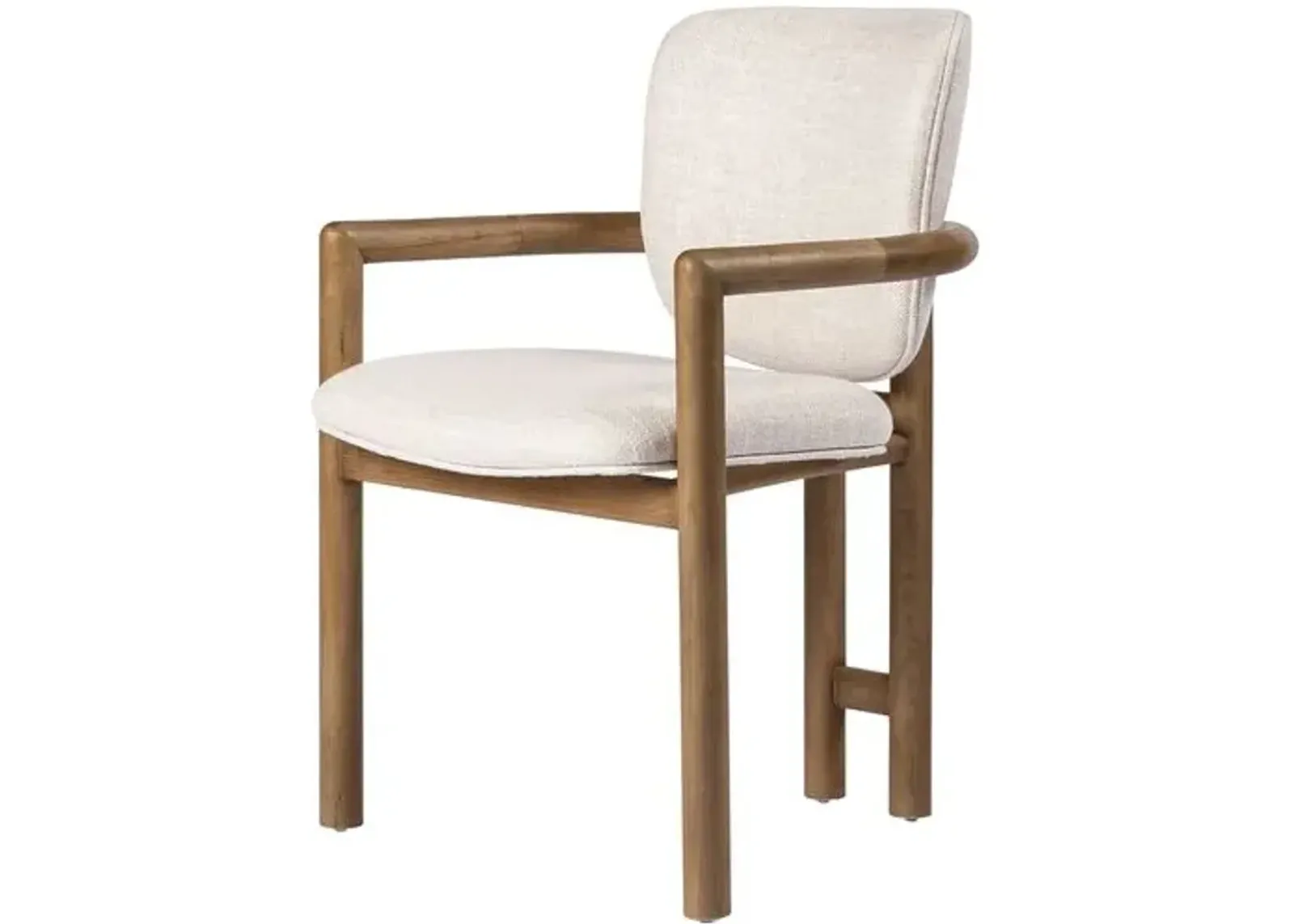 Zoey Dining Chair - Natural Performance - Ivory