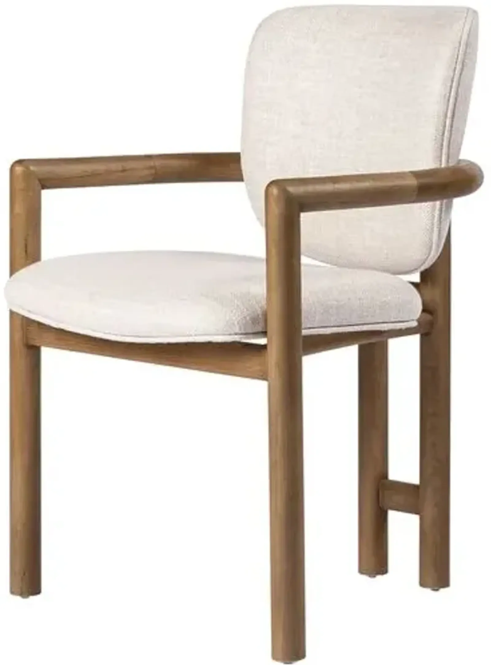 Zoey Dining Chair - Natural Performance - Ivory