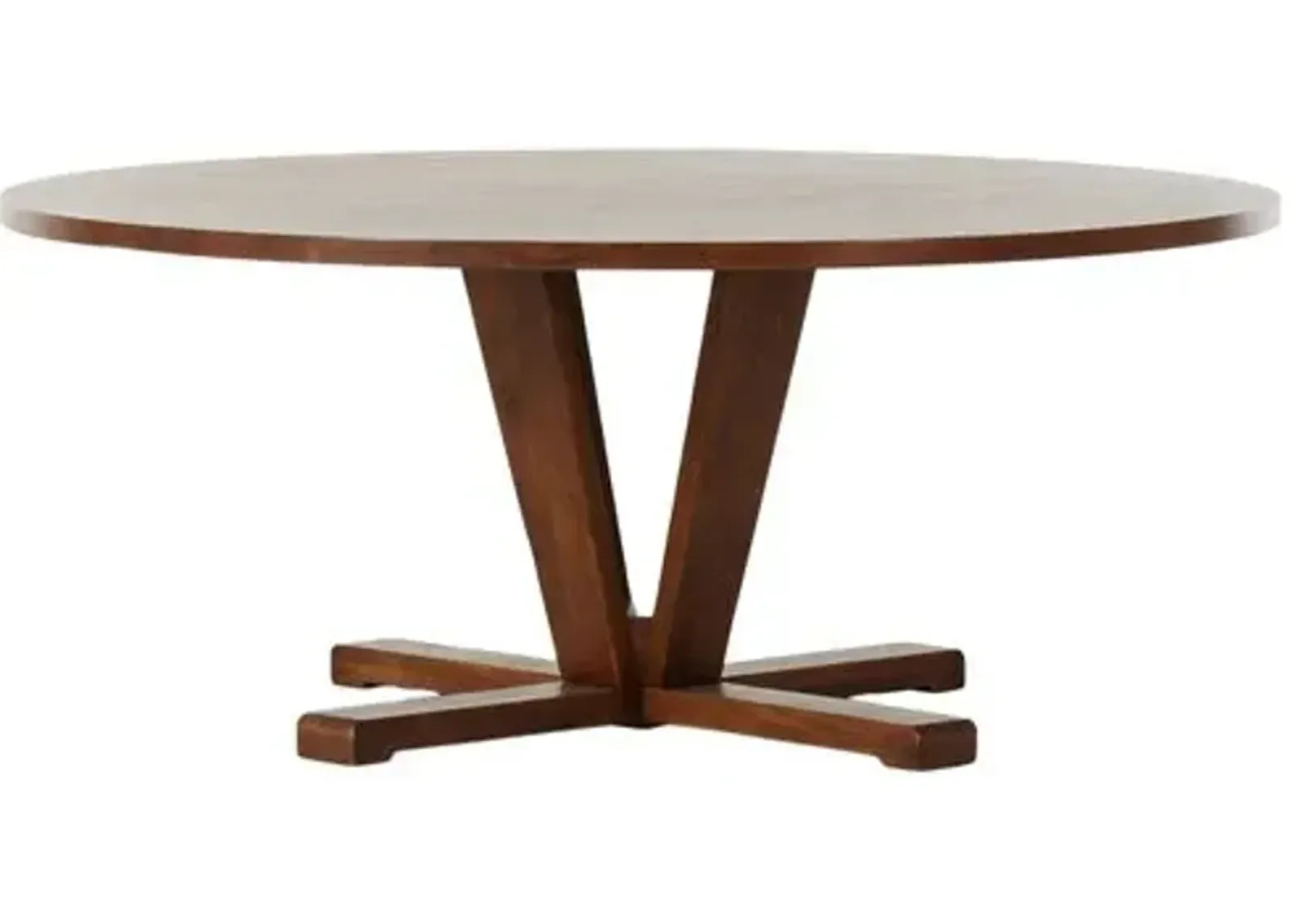 Kirk 72" Round Dining Table - Reclaimed Mango