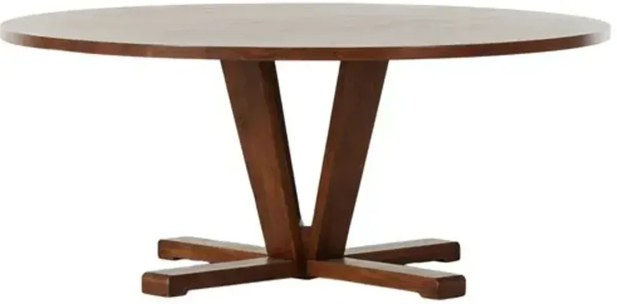 Kirk 72" Round Dining Table - Reclaimed Mango