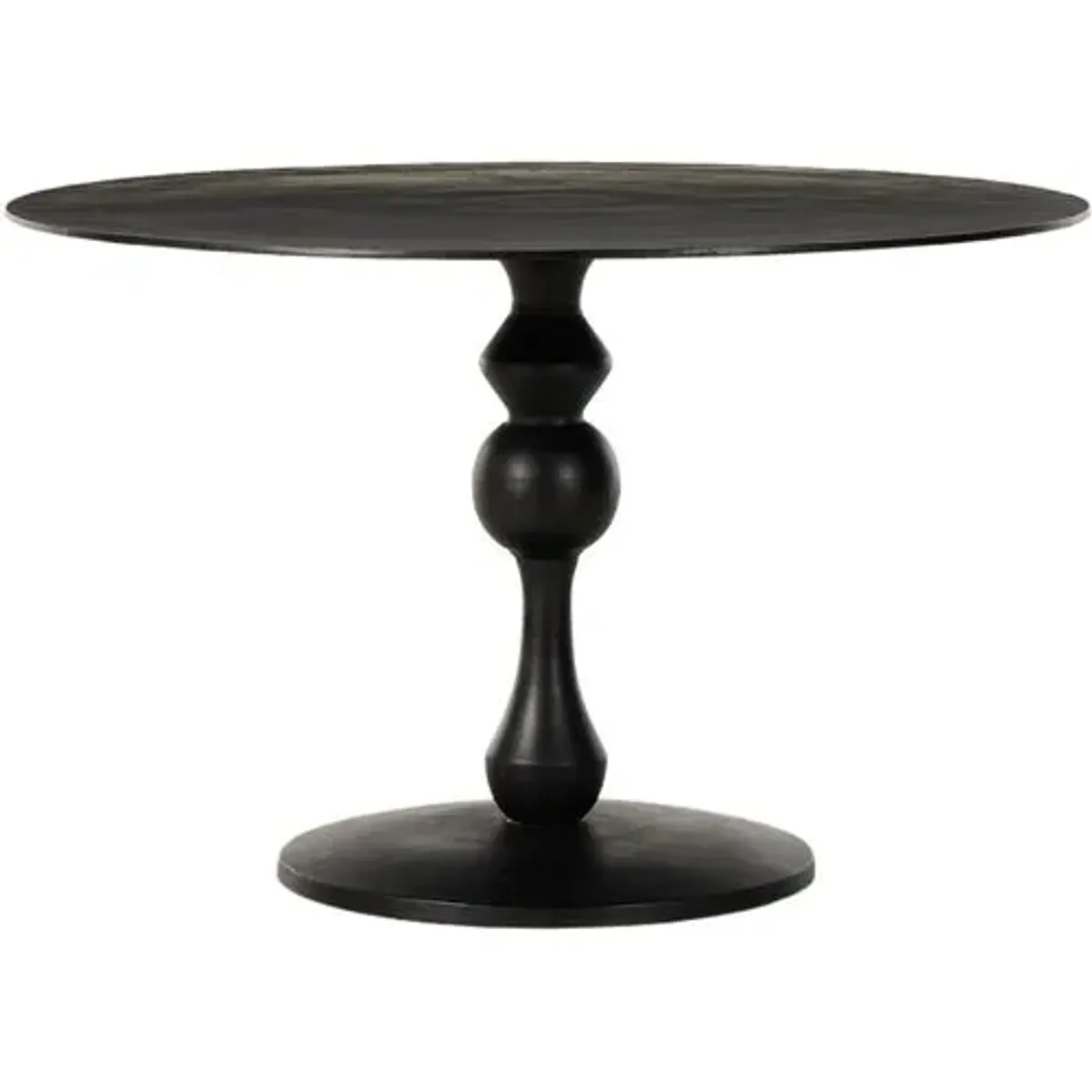 Debbie 48" Round Bistro Table - Antique Black