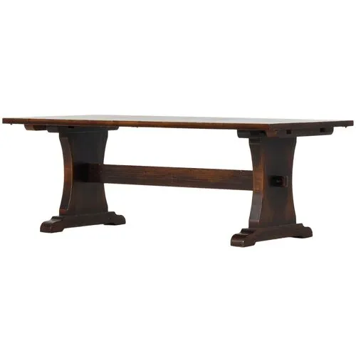 Vera Extension Dining Table - Distressed Walnut