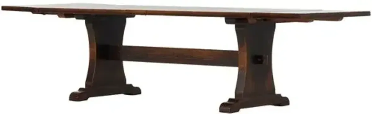 Vera Extension Dining Table - Distressed Walnut