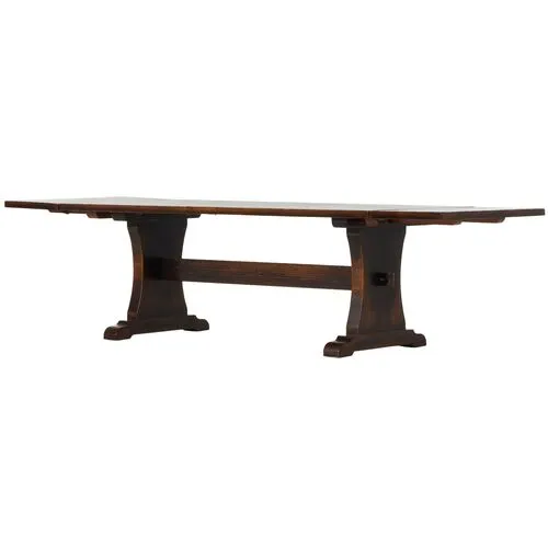 Vera Extension Dining Table - Distressed Walnut