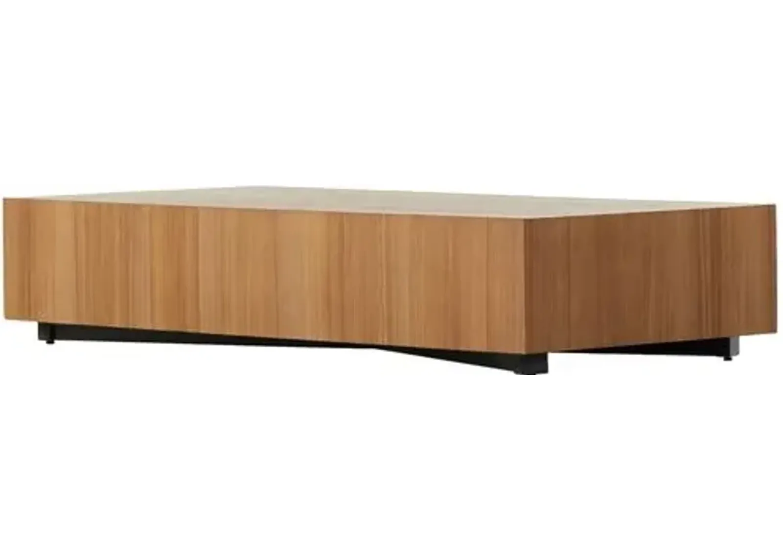 Zach Large Rectangular Coffee Table - Natural Yukas - Brown