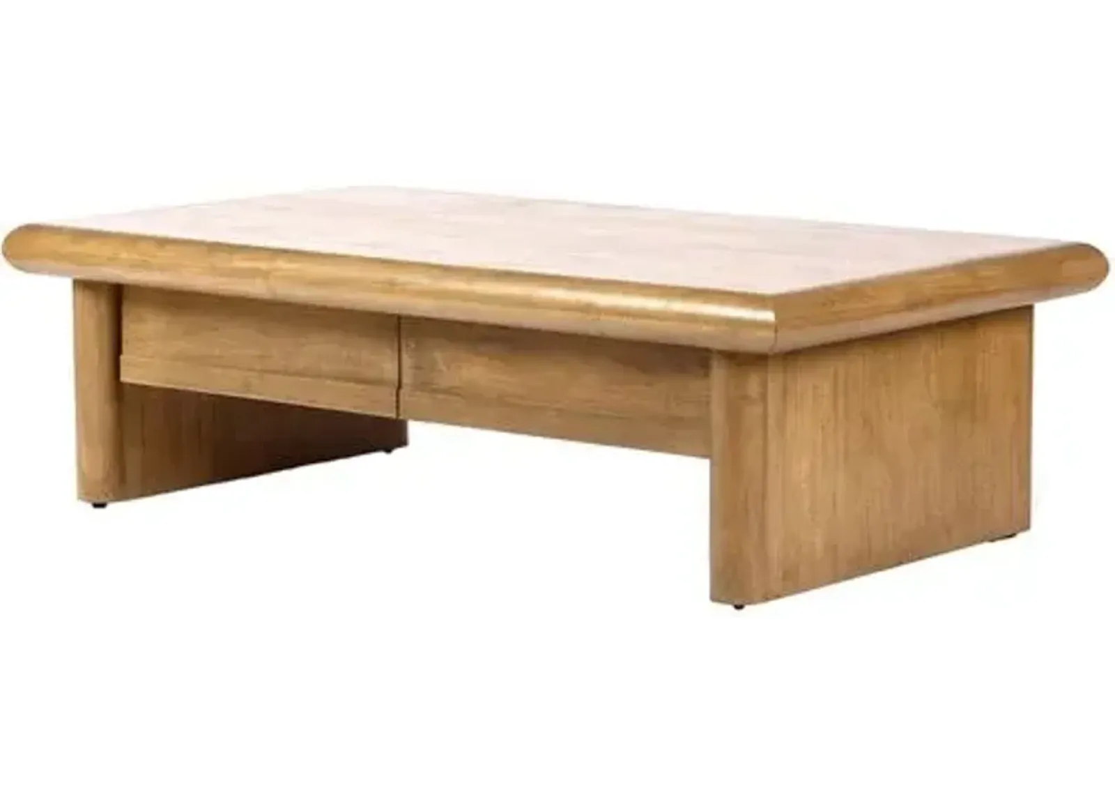 Archur Coffee Table - Weathered Parawood - Brown