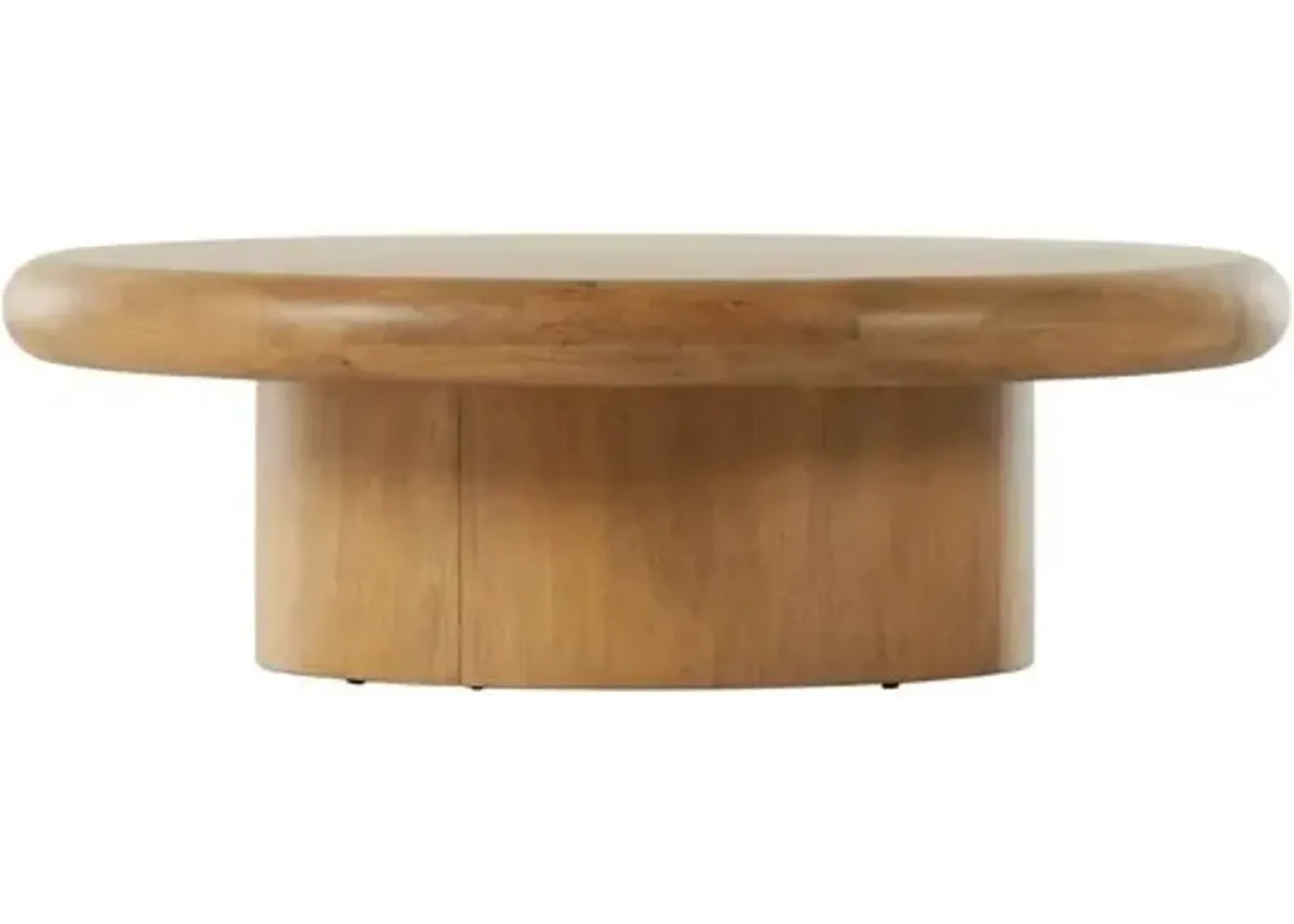 Carla Large Coffee Table - Burnished Parawood - Brown