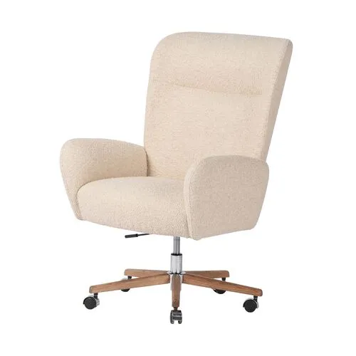 Como Executive Desk Chair - Cream Performance - Ivory