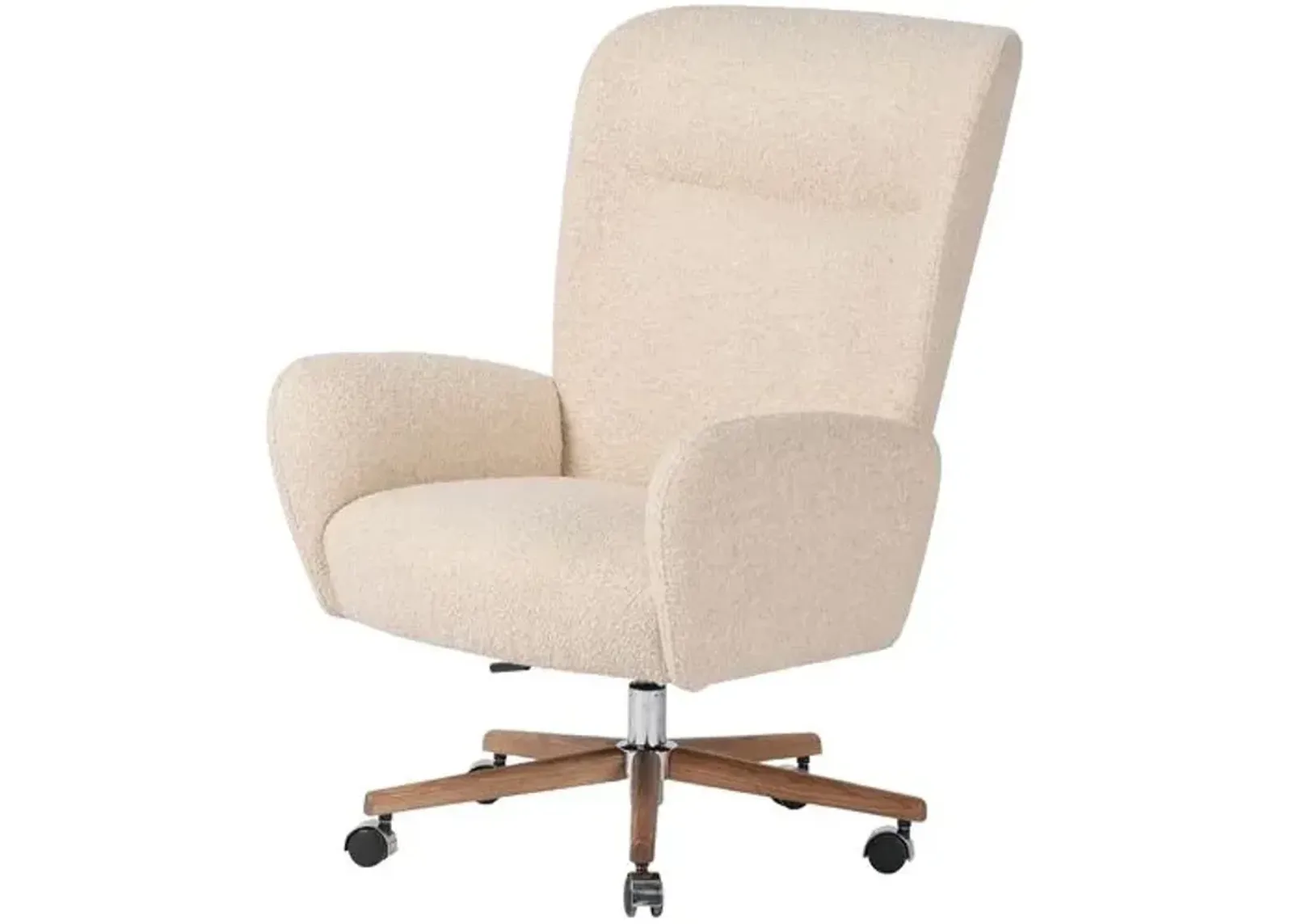 Como Executive Desk Chair - Cream Performance - Ivory