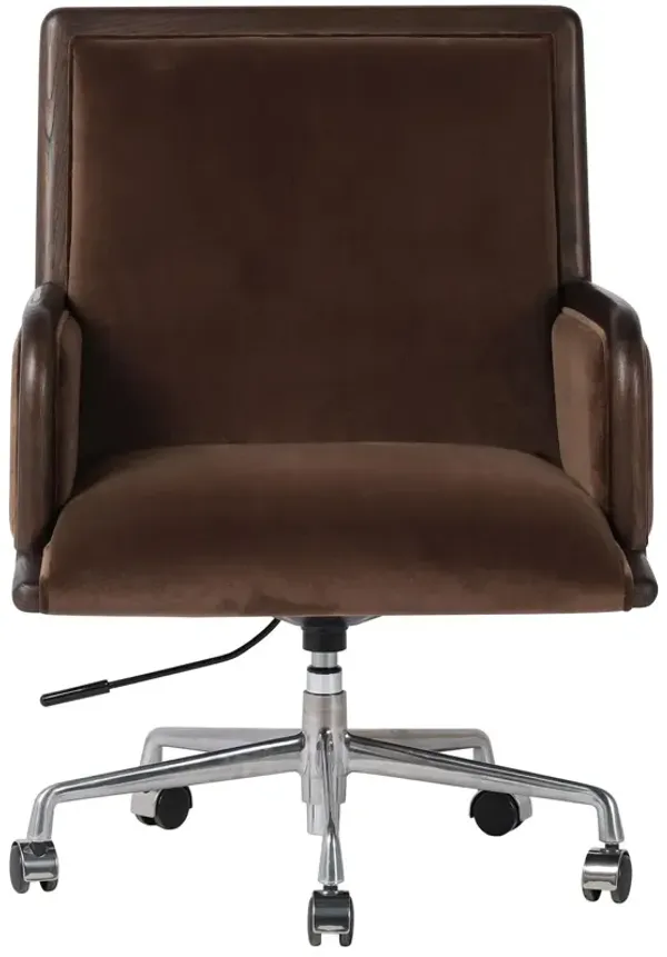 Nora Desk Chair, Coco Velvet